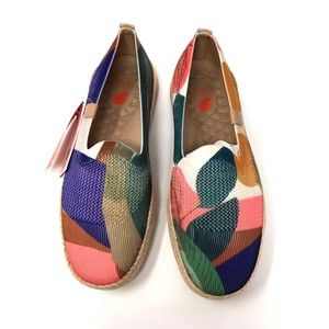 UIN Broad Leaf Marbella Knitted Upper Low-cut Art Espadrilles SIZE 8 RETAIL $150